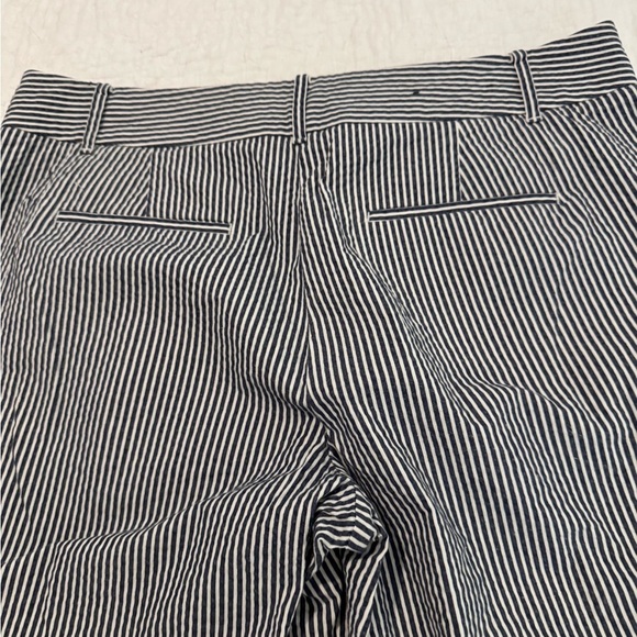 Ann Taylor Striped Seersucker Devin Bermuda Walking Shorts Size 12 - Picture 9 of 9